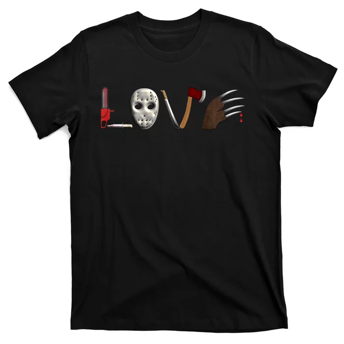 I Love Horror Movies Scary Movie T-Shirt