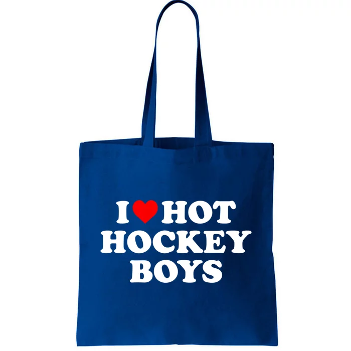 I Love Hot Hockey Gift Tote Bag