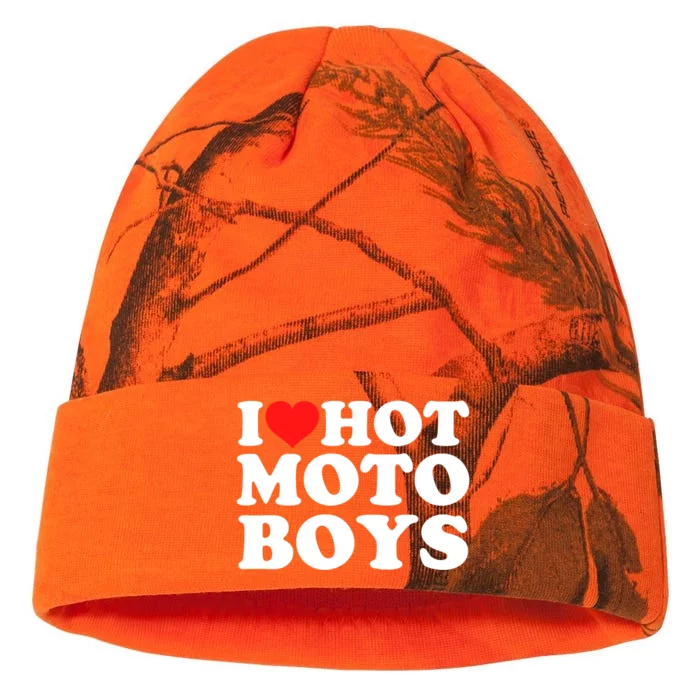 I Love Hot Moto Kati - 12in Camo Beanie