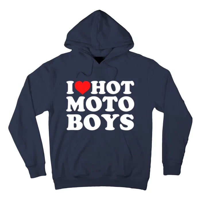 I Love Hot Moto Hoodie