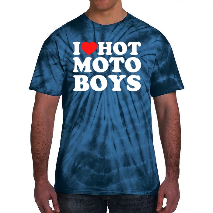 I Love Hot Moto Tie-Dye T-Shirt