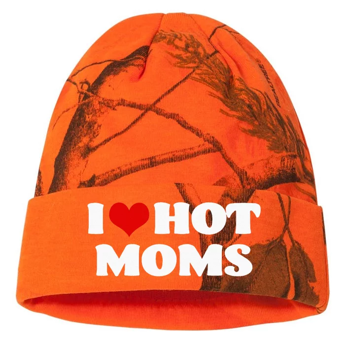 I Love Hot Moms Red Heart Hot Mother Tee Kati - 12in Camo Beanie