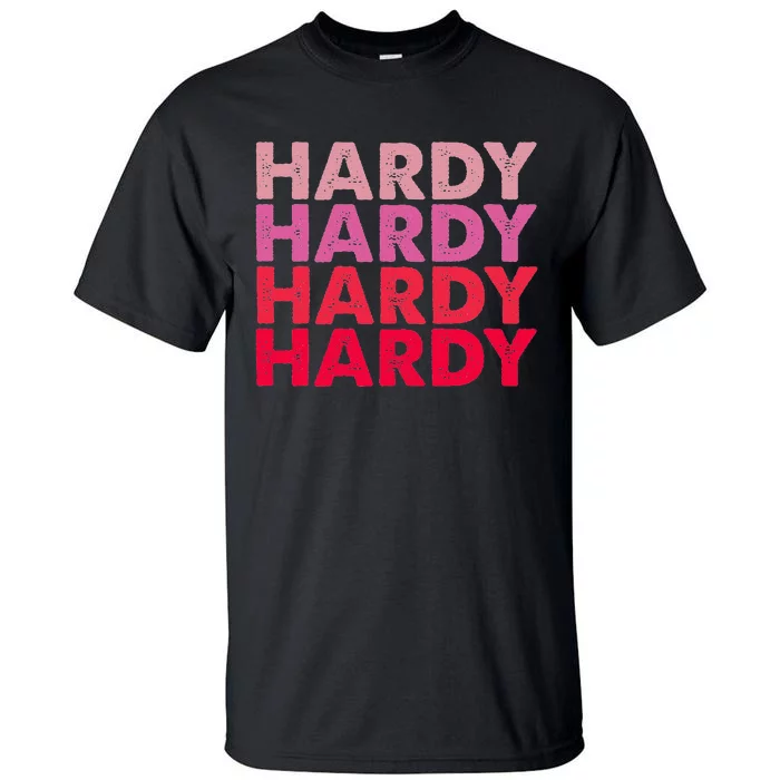 I Love H.A.R.D.Y Personalized Vintage Style Tall T-Shirt