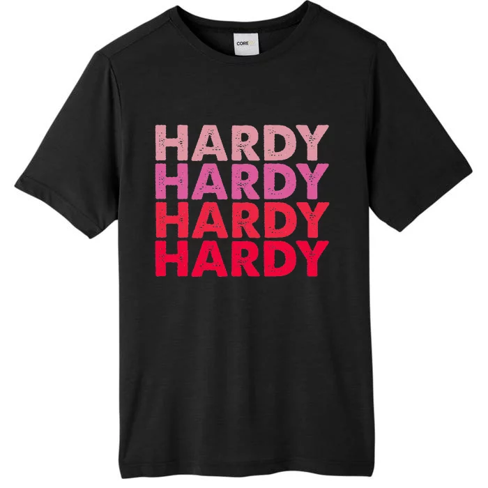 I Love H.A.R.D.Y Personalized Vintage Style ChromaSoft Performance T-Shirt