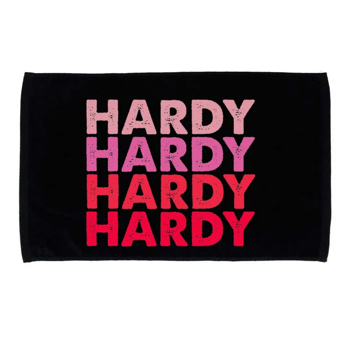 I Love H.A.R.D.Y Personalized Vintage Style Microfiber Hand Towel