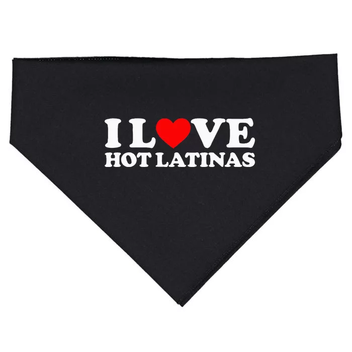 I Love Hot Latinas USA-Made Doggie Bandana