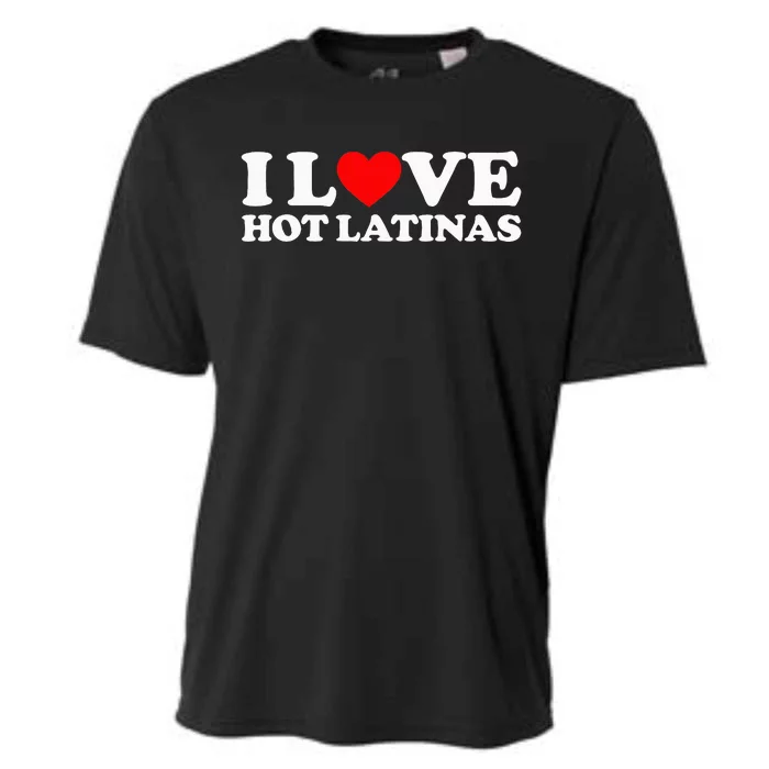 I Love Hot Latinas Cooling Performance Crew T-Shirt