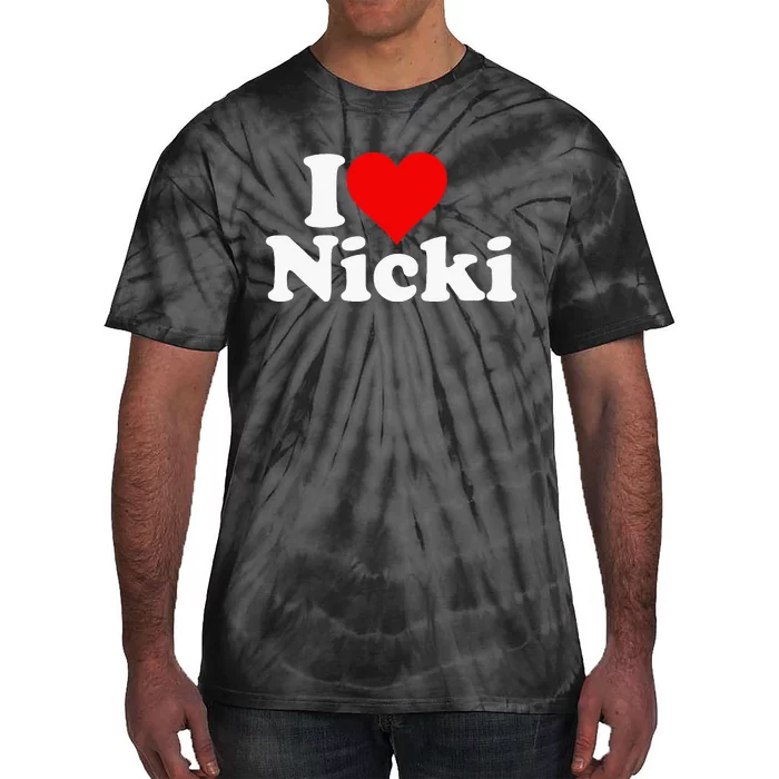 I Love Heart Nicki Tie-Dye T-Shirt