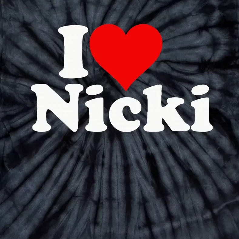 I Love Heart Nicki Tie-Dye T-Shirt