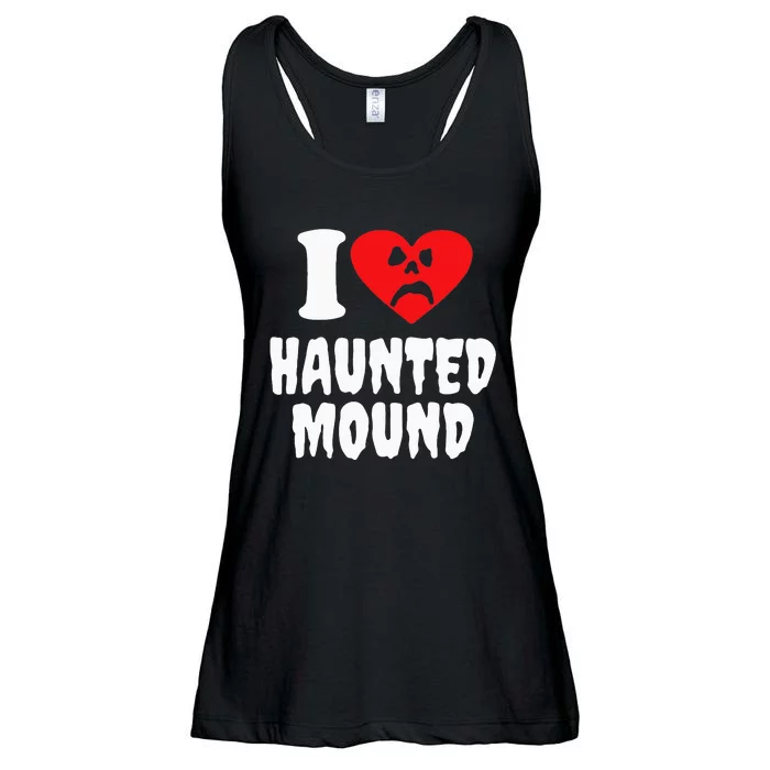 I Love Haunted Mound Ladies Essential Flowy Tank