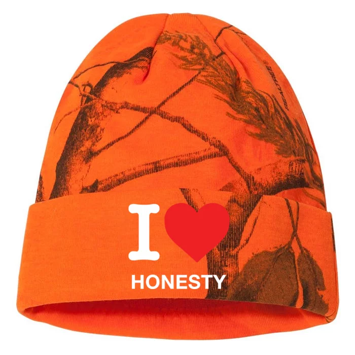 I Love Honesty Kati - 12in Camo Beanie