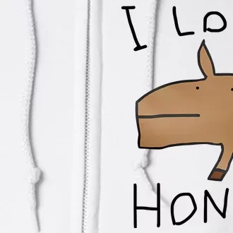 I Love Honse Full Zip Hoodie