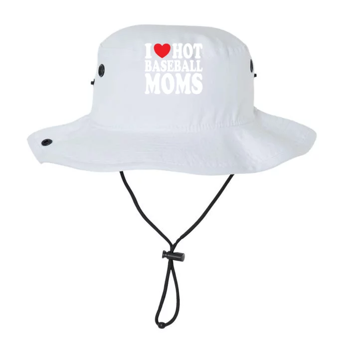 I Love Hot Baseball Moms Cool Gift Legacy Cool Fit Booney Bucket Hat