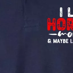 I Like Horror Movies & Maybe Like 3 People Softstyle Adult Sport Polo