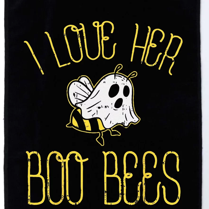 I Love Her Boo Bees Couples Halloween Adult Costume His Men Platinum Collection Golf Towel