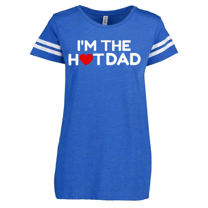 I Love Hot Dads IM The Hot Dad Enza Ladies Jersey Football T-Shirt