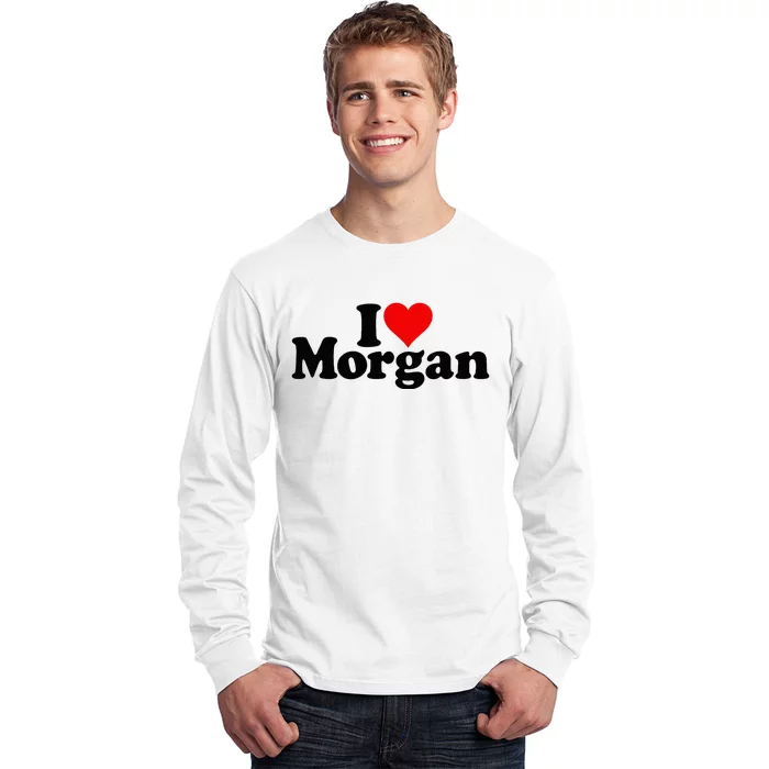 I Love Heart Morgan Long Sleeve Shirt