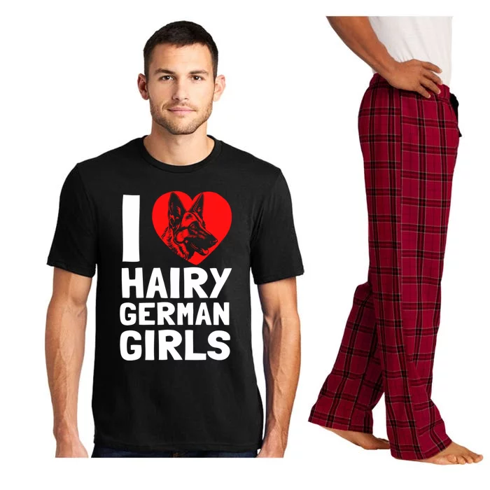 I Love Hairy GermanGirLs German Shepherd Edition Pajama Set