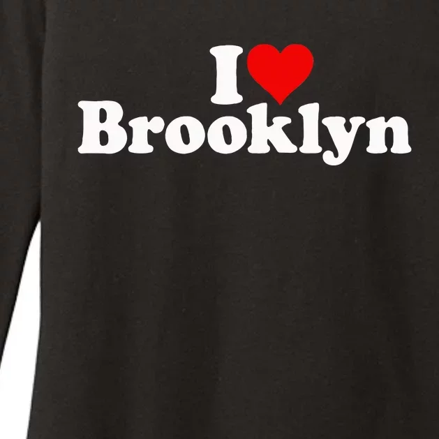 I Love Heart Brooklyn Womens CVC Long Sleeve Shirt