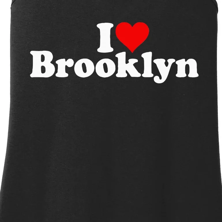 I Love Heart Brooklyn Ladies Essential Tank