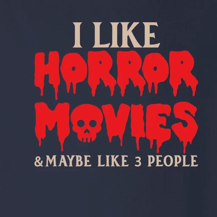 I Like Horror Movies Halloween Toddler Long Sleeve Shirt