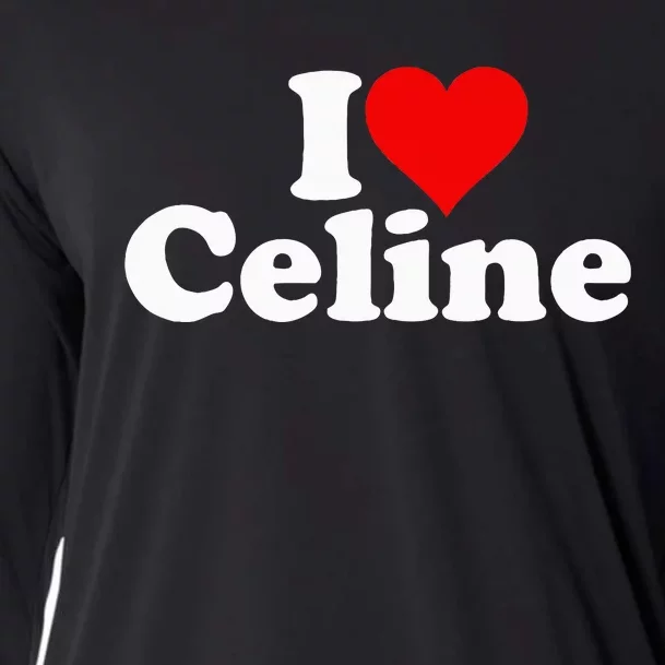 I Love Heart C.E.L.I.N.E Cooling Performance Long Sleeve Crew