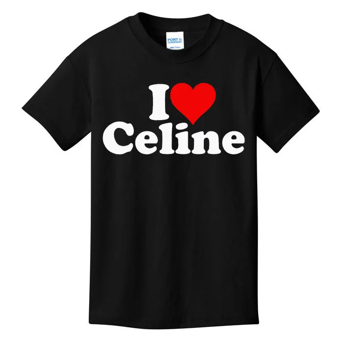 I Love Heart C.E.L.I.N.E Kids T-Shirt