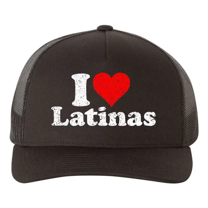 I Love Heart Latinas Girlfriend Wife Yupoong Adult 5-Panel Trucker Hat