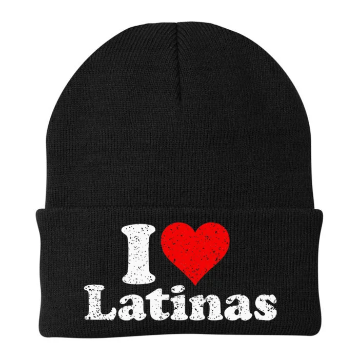 I Love Heart Latinas Girlfriend Wife Knit Cap Winter Beanie