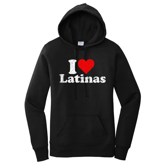 I Love Heart Latinas Girlfriend Wife Women's Pullover Hoodie