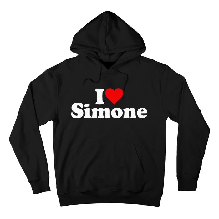 I Love Heart Simone Hoodie