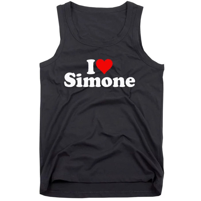 I Love Heart Simone Tank Top