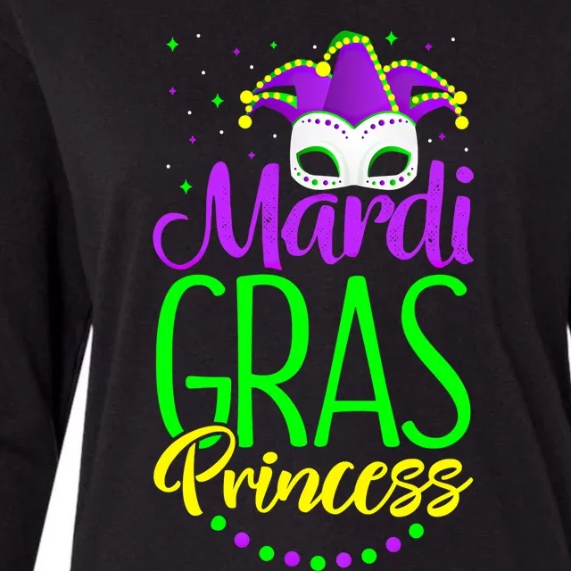 I Love His Crawfish Mardi Gras Funny Masquerade Party Couple Cute Gift Womens Cotton Relaxed Long Sleeve T-Shirt