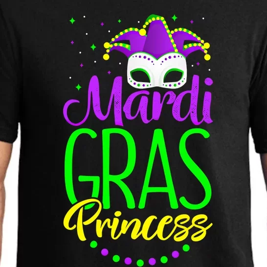 I Love His Crawfish Mardi Gras Funny Masquerade Party Couple Cute Gift Pajama Set