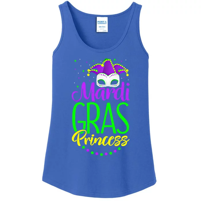 I Love His Crawfish Mardi Gras Funny Masquerade Party Couple Cute Gift Ladies Essential Tank