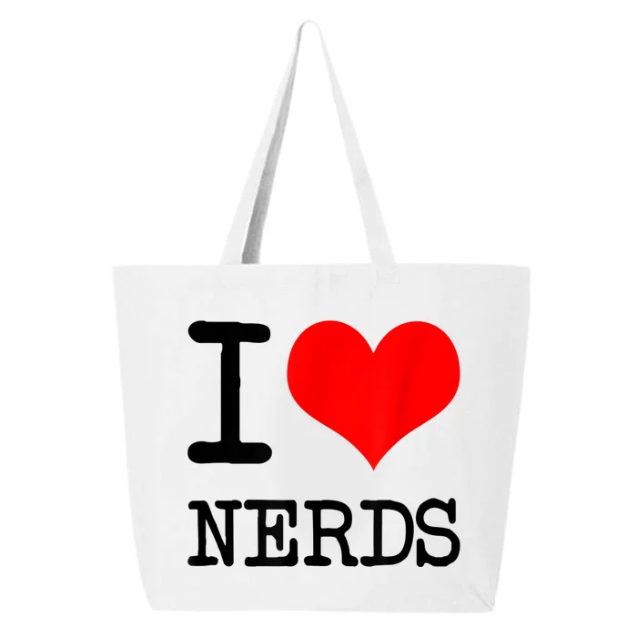 I Love (Heart) NERDS 25L Jumbo Tote