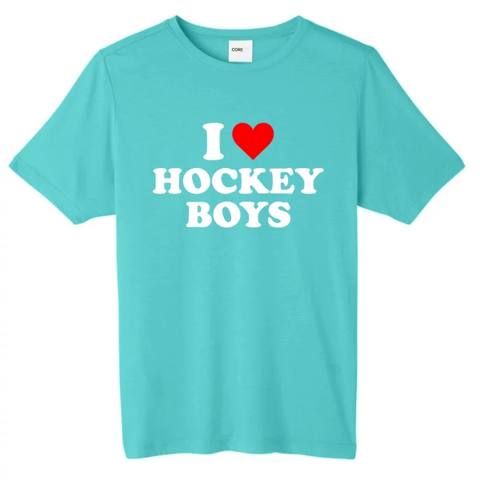 I Love Hockey Great Gift ChromaSoft Performance T-Shirt