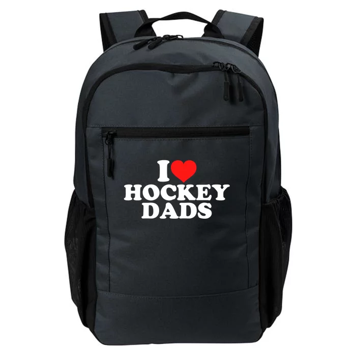 I Love Hockey Dads Gift Daily Commute Backpack