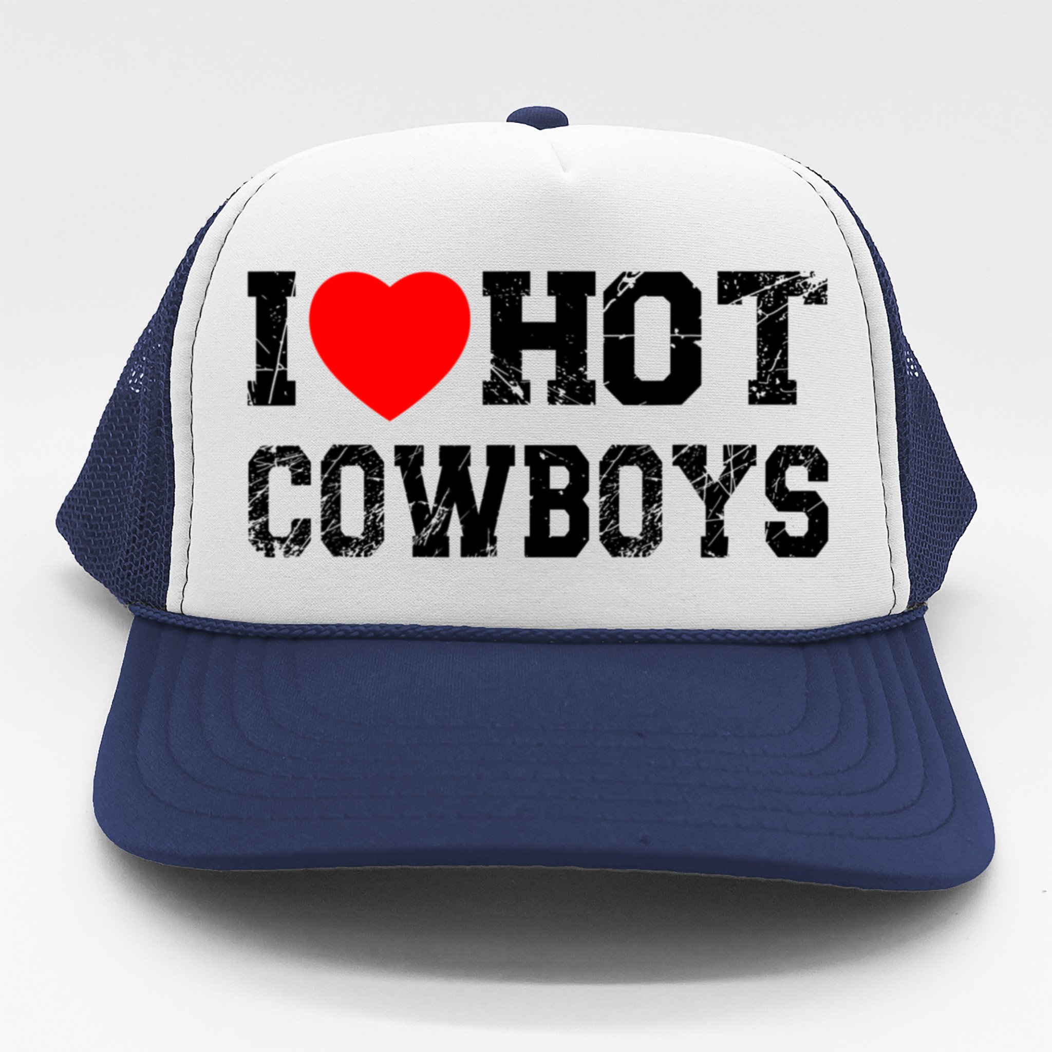 I Love Cowboys Trucker Hat