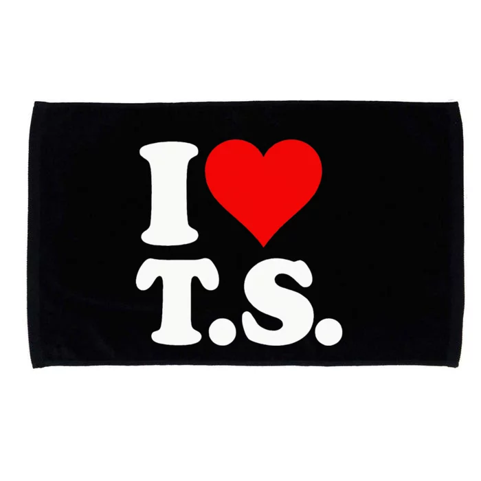 I LOVE HEART TS T S Microfiber Hand Towel