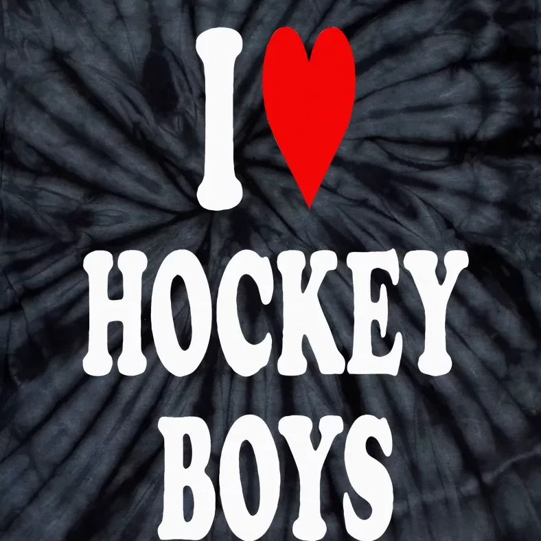 I Love Hockey Tie-Dye T-Shirt