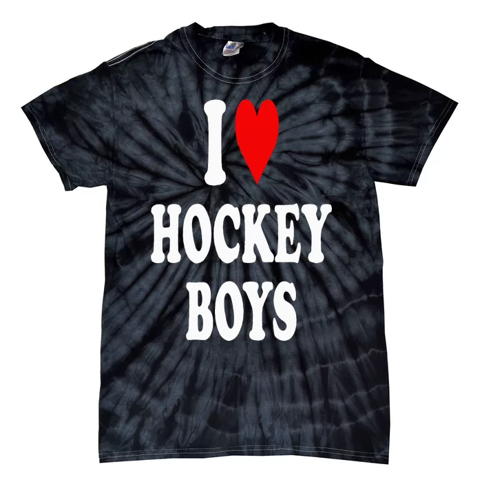 I Love Hockey Tie-Dye T-Shirt