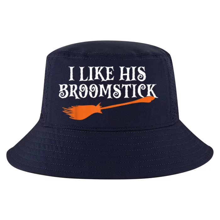 I Like His Broomstick Halloween Funny Couple Costume Cool Comfort Performance Bucket Hat