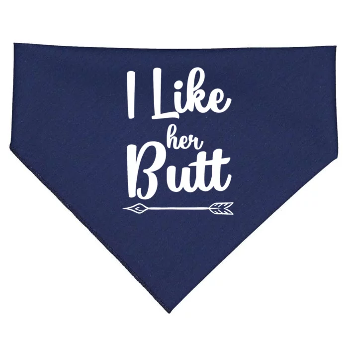 I Like Her Butt Funny Compliment Matching Couples USA-Made Doggie Bandana