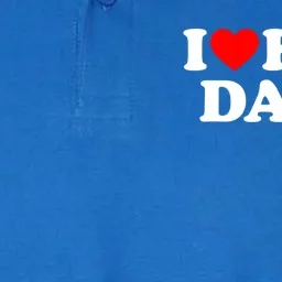 I Love Hot Dads Gift I Heart Hot Dads Gift Love Hot Dads Meaningful Gift Softstyle Adult Sport Polo