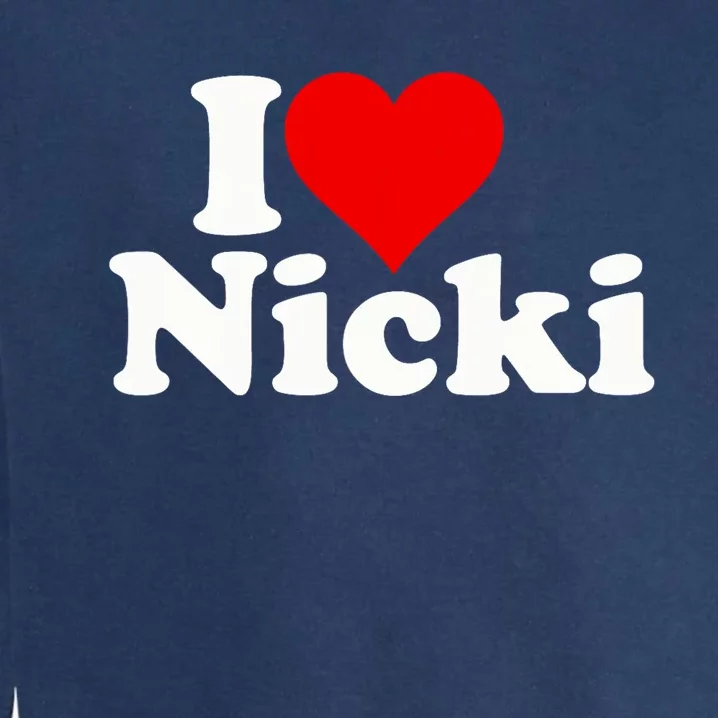 I Love Heart Nicki Garment-Dyed Sweatshirt