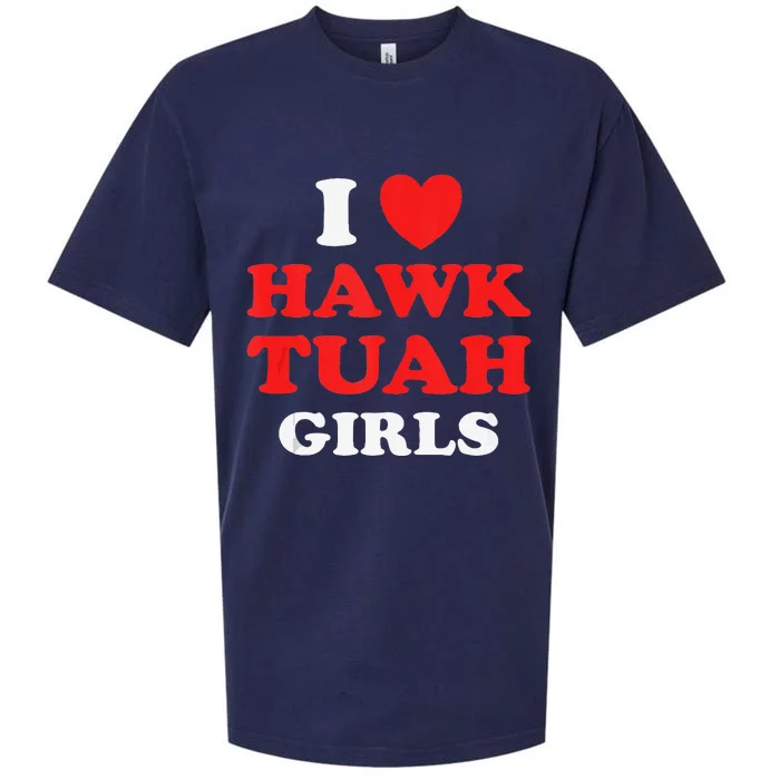 I Love Hawk Tuahfunny Hawk Tush Meme Adult Humor Gag Sueded Cloud Jersey T-Shirt