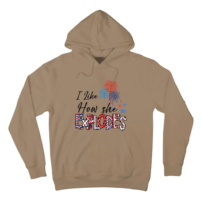 I Like How He Bangs I Like How She Explodes Couple July 4th Hoodie