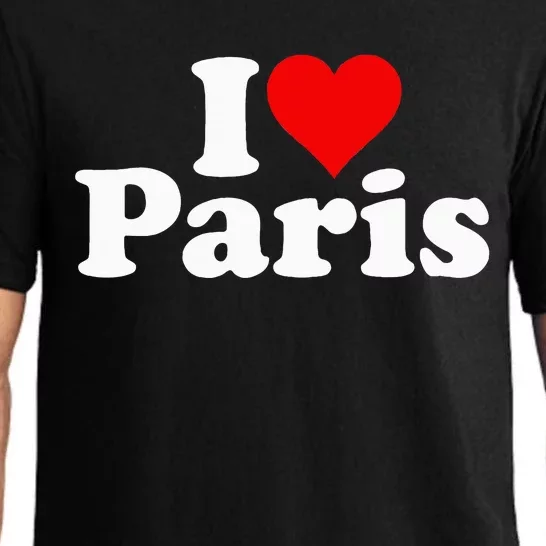 I LOVE HEART PARIS FRANCE Pajama Set