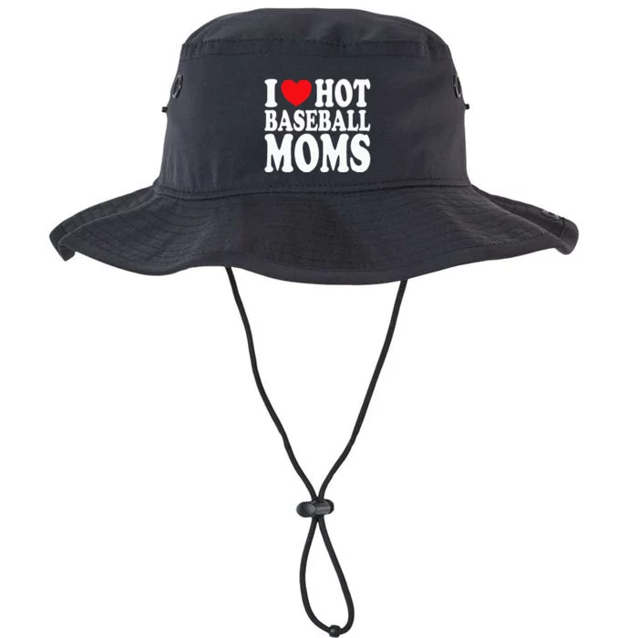 I Love Hot Baseball Moms Legacy Cool Fit Booney Bucket Hat